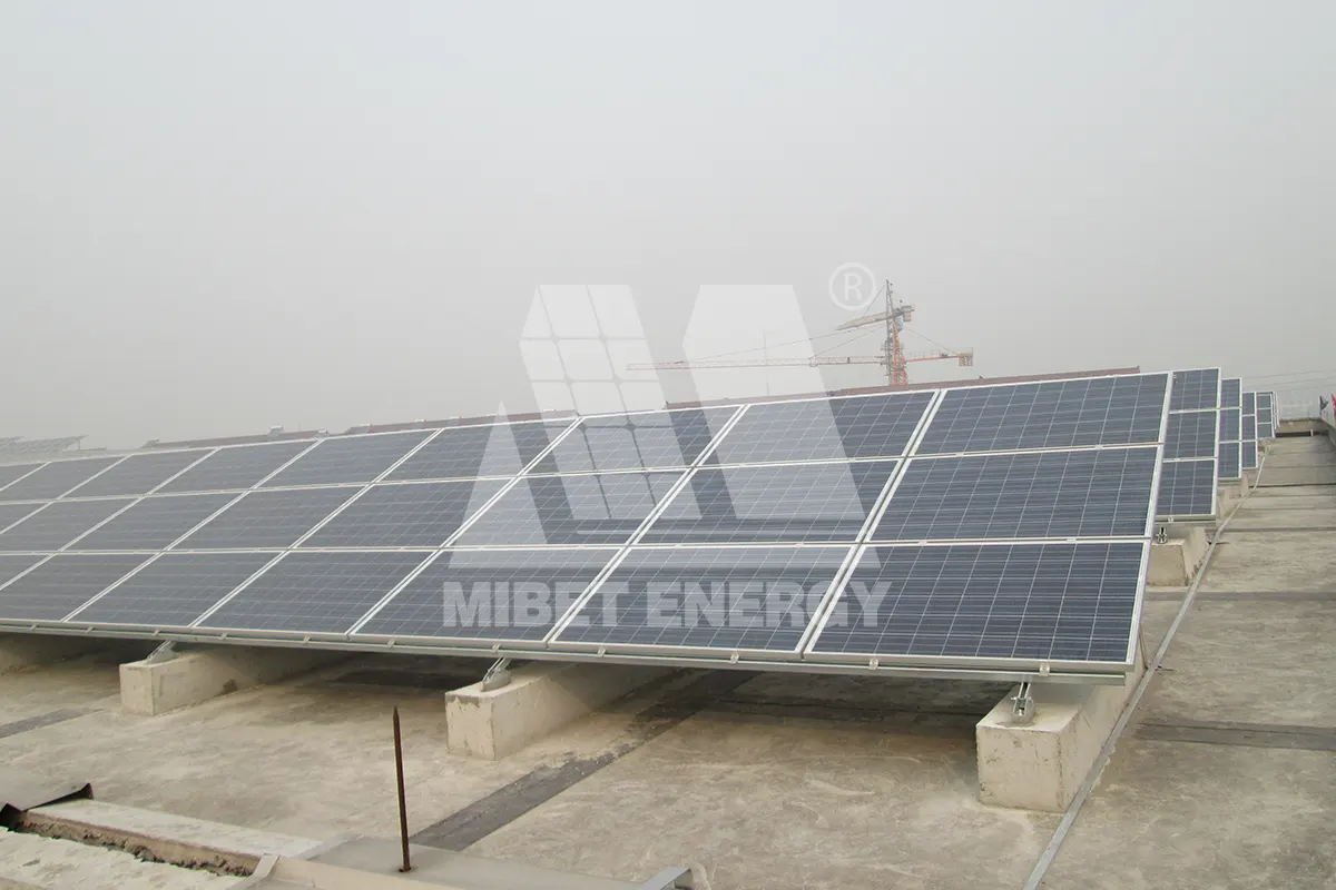 15 MW Flat Roof Solar Power in Zhejiang, China