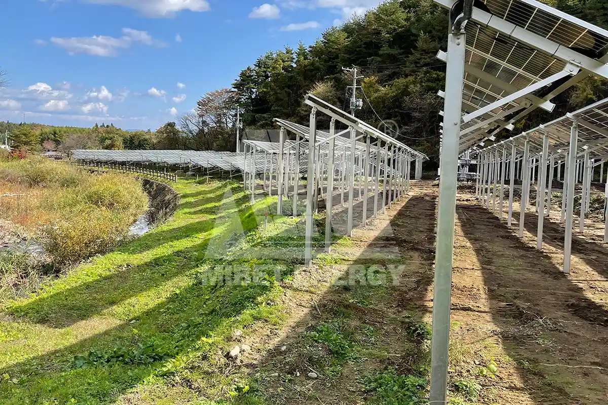 3.6 MW Ground-mounted Solar Power in Nihonmatsu, Japan