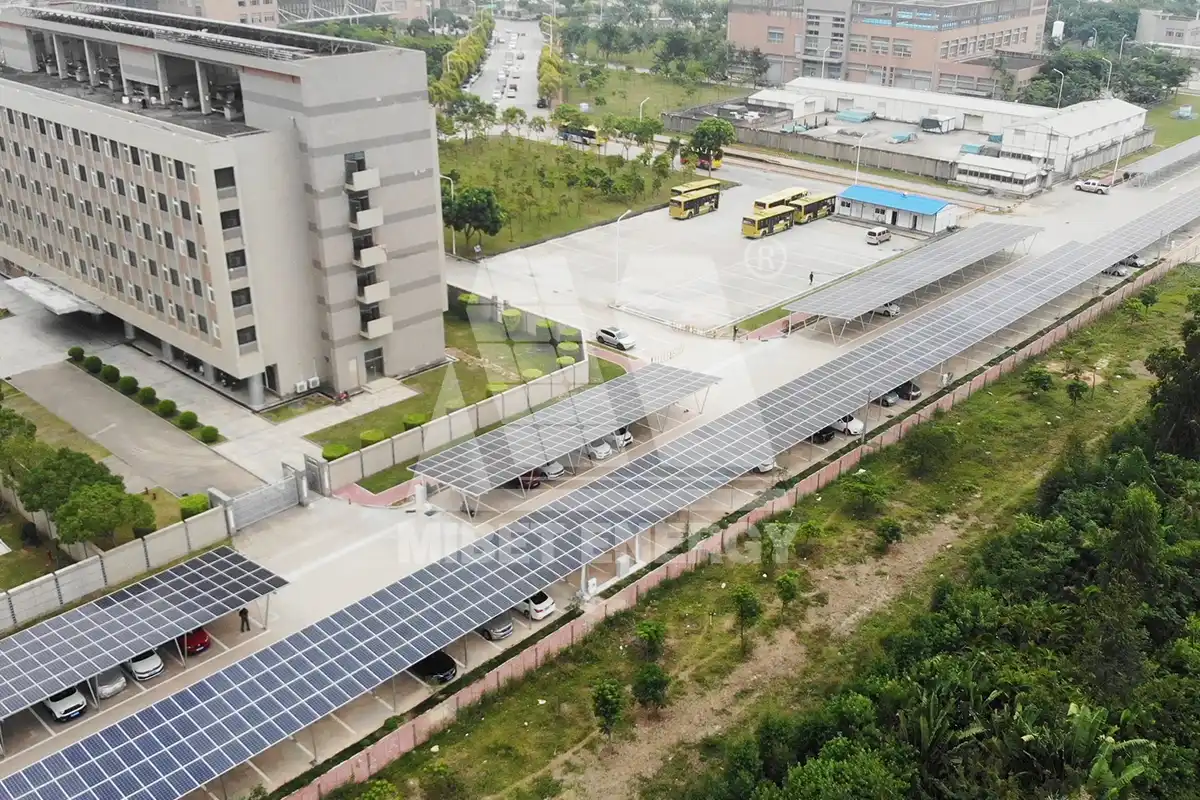 3.8 MW Solar Carport Power in Xiamen, China