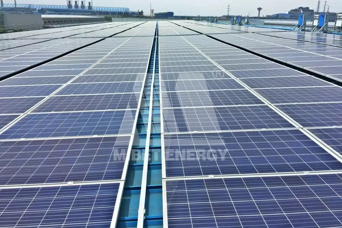 30 MW Metal Roof Solar Power in Dezhou, China