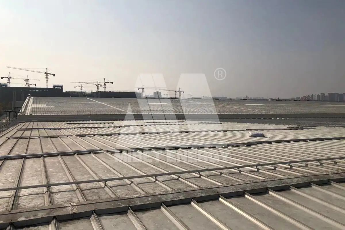 34.5 MW Metal Roof Solar Power in Chuzhou, China