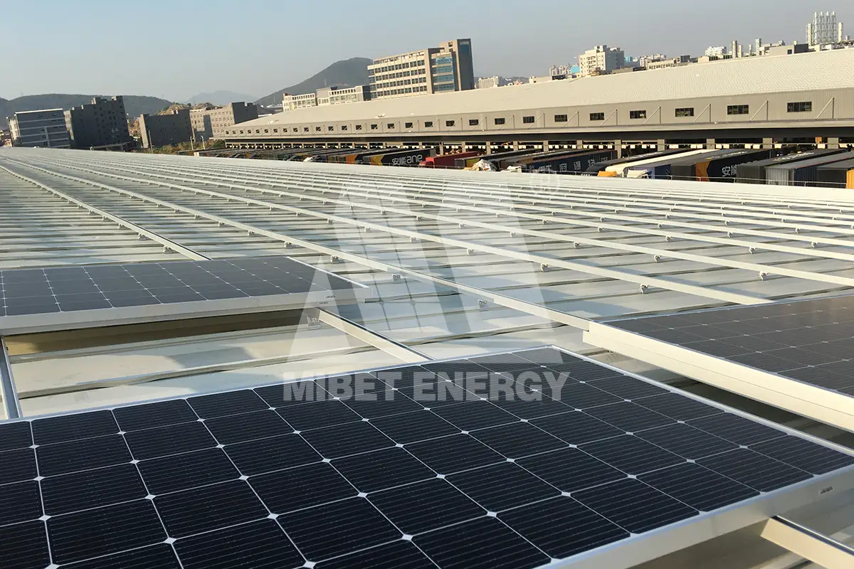 4.7 MW Metal Roof Solar Power in Nanan, China