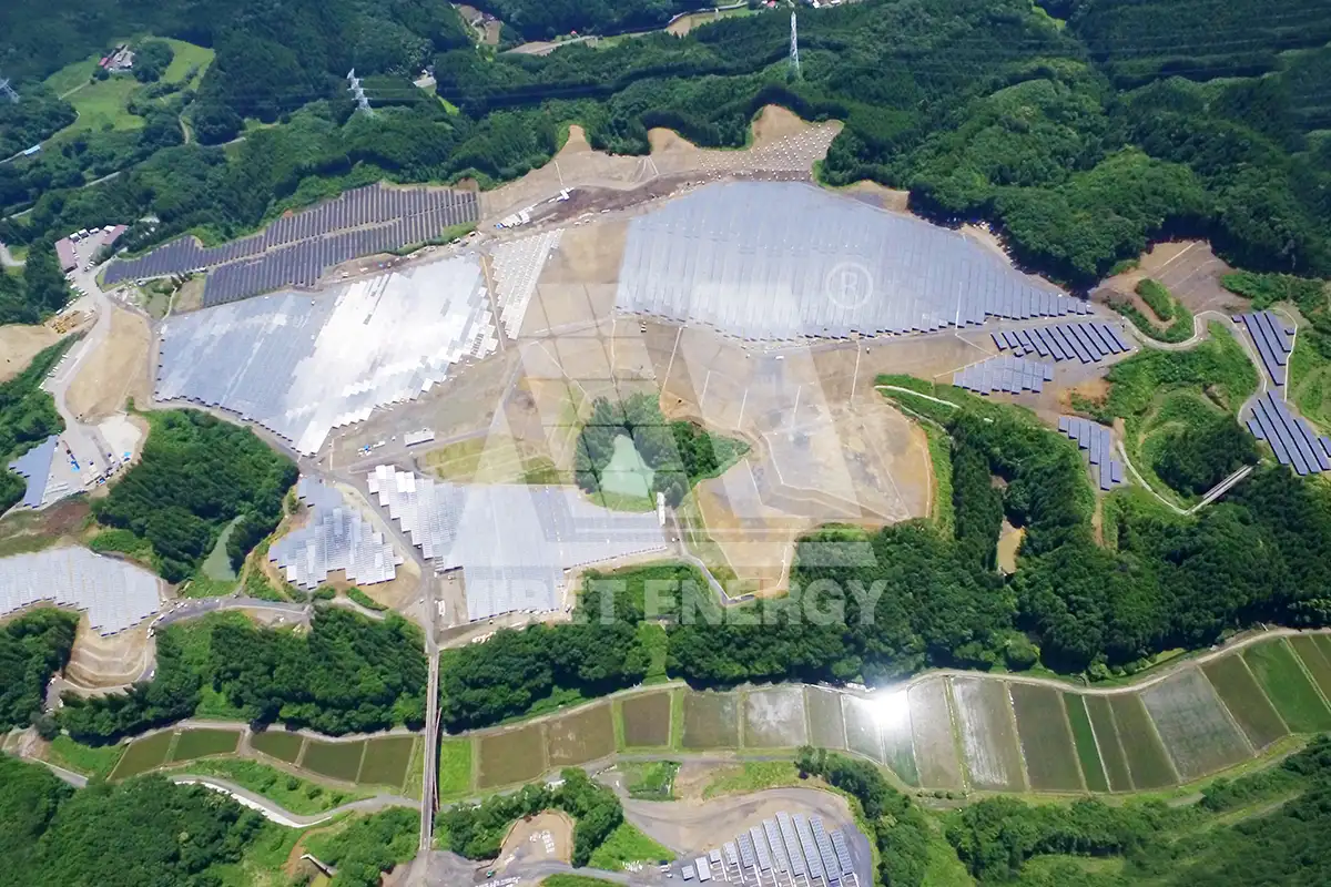 54.6 MW Ground-mounted Solar Power in Nasukarasuyama, Japan