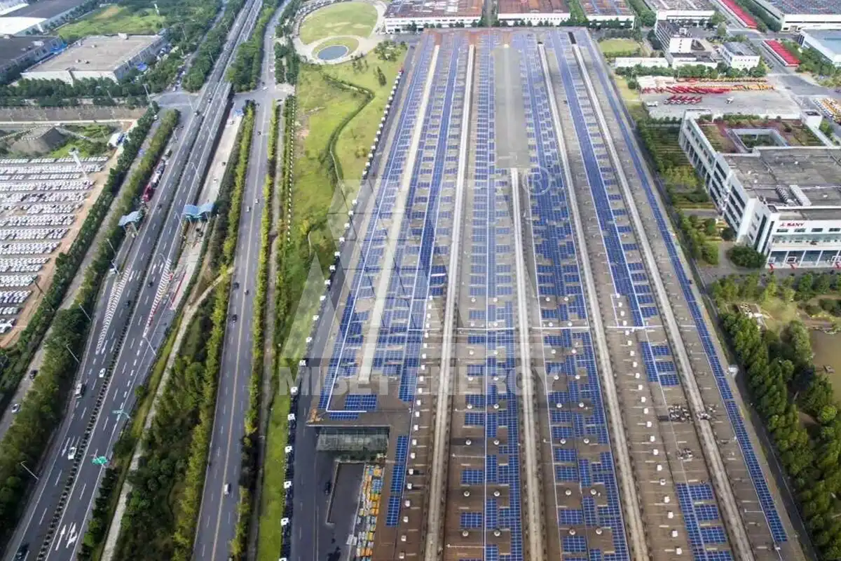 6 MW Metal Roof Solar Power in Ningxiang, China