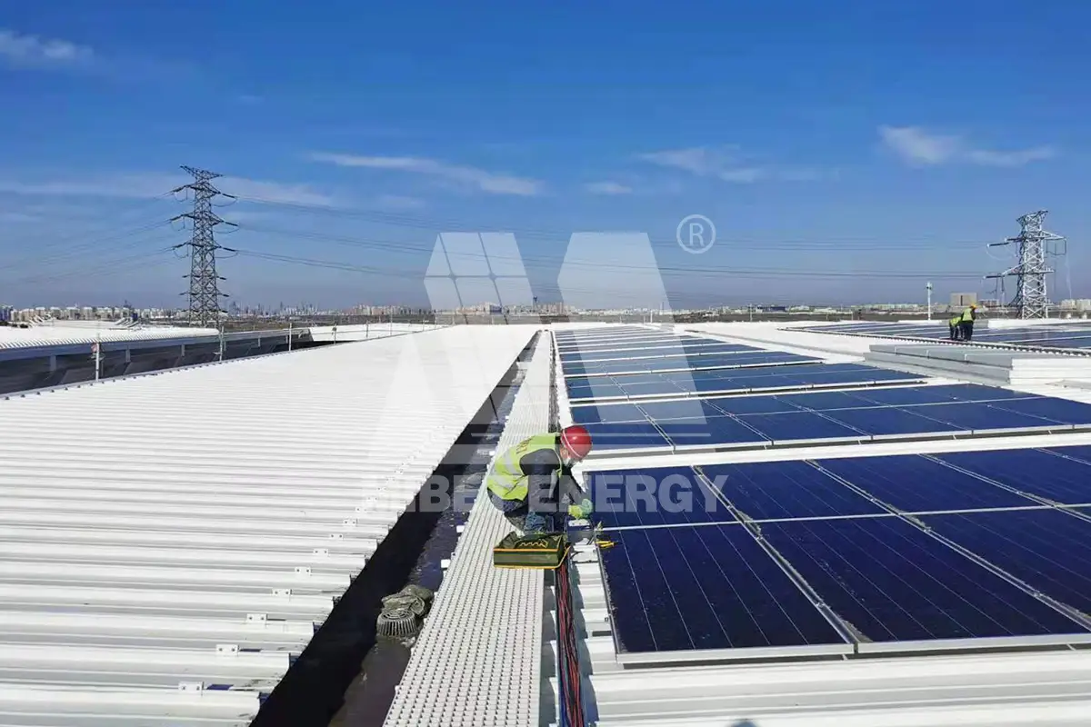 7 MW Metal Roof Solar Power in Tianjin, China