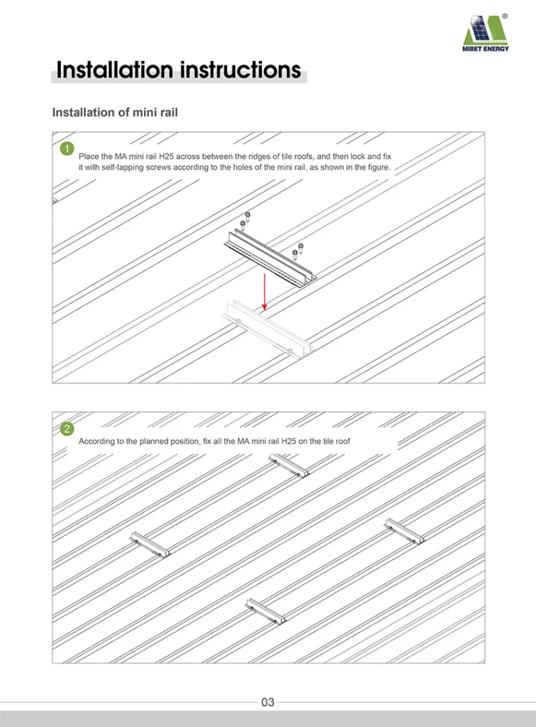 Minirail Installation Guide