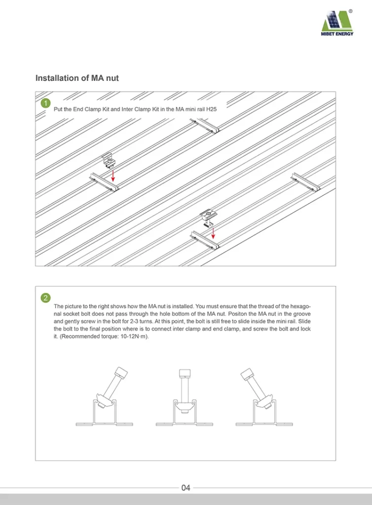 Minirail Installation Guide