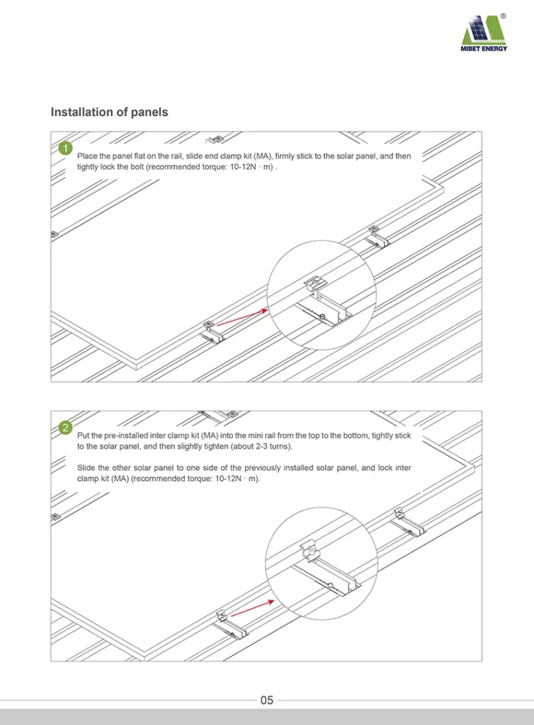 Minirail Installation Guide