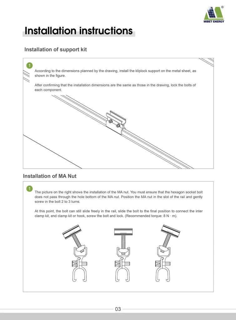 Kliplock Support Installation Guide-5