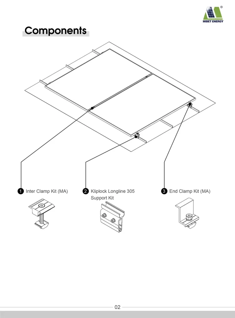 Kliplock longline 305 Support Kit-4