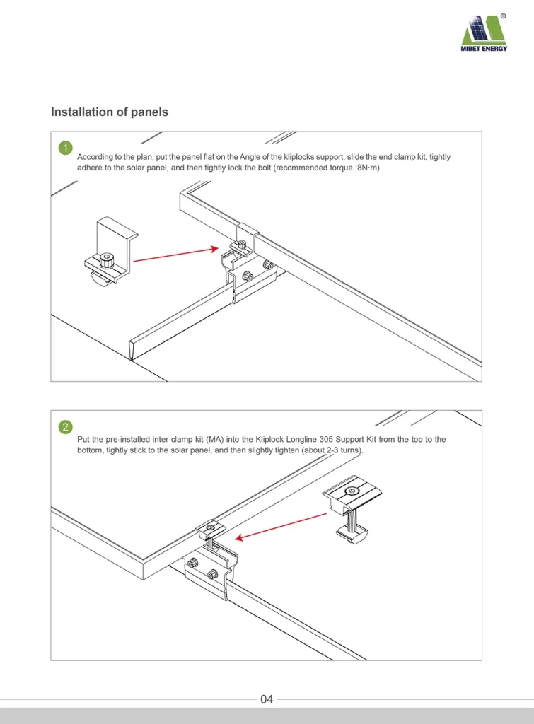 Kliplock longline 305 Support Kit-6