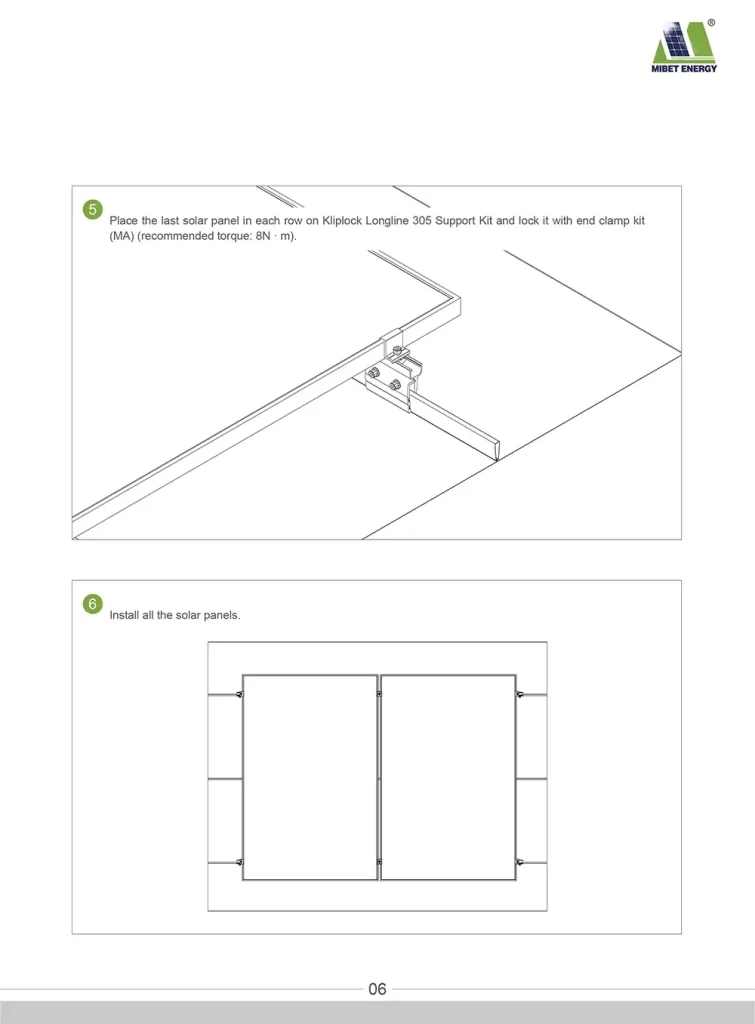 Kliplock longline 305 Support Kit-8